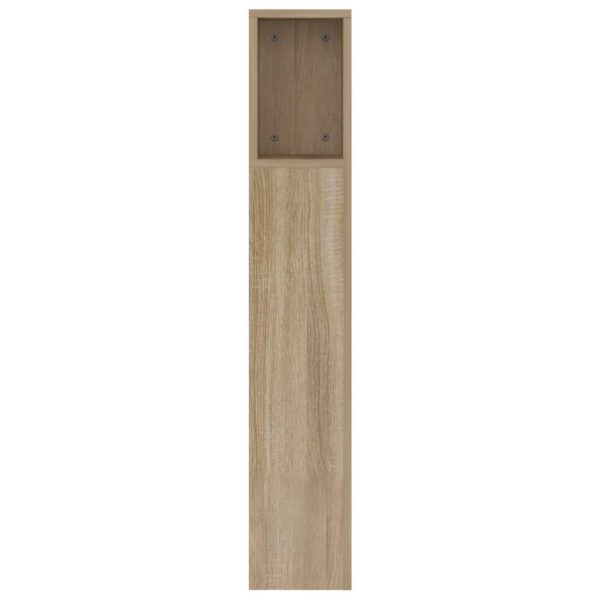 Testiera Con Scomparti Rovere Sonoma 160x18,5x104,5 cm - Image 5