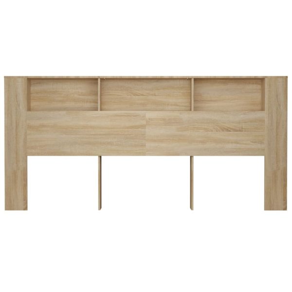 Testiera Con Scomparti Rovere Sonoma 220x18,5x104,5 cm - Image 4