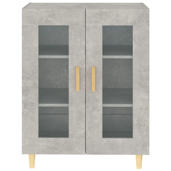 Credenza Grigio Cemento 69,5x34x90 Cm In Legno Multistrato - Image 5