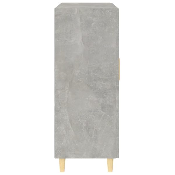 Credenza Grigio Cemento 69,5x34x90 Cm In Legno Multistrato - Image 6