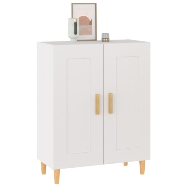 Credenza Bianca 69,5x34x90 Cm In Legno Multistrato - Image 5
