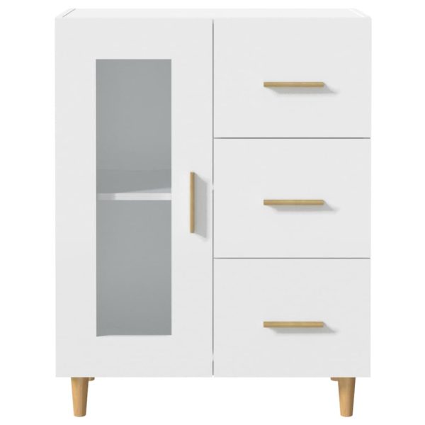 Credenza Bianca 69,5x34x90 Cm In Legno Multistrato - Image 6