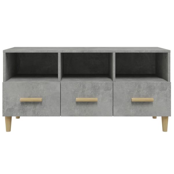 Mobile Porta Tv Grigio Cemento 102x36x50 Cm Legno Multistrato - Image 6