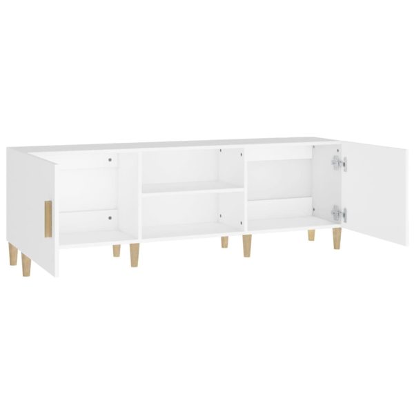 Mobile Porta Tv Bianco 150x30x50 Cm In Legno Multistrato - Image 6