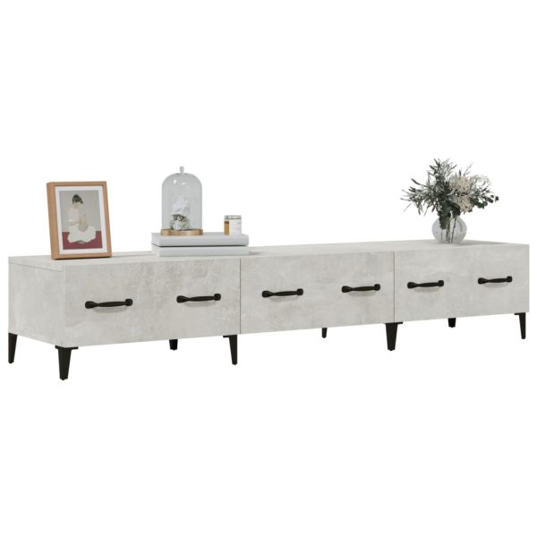 Mobile Porta Tv Grigio Cemento 150x34,5x30 Cm Legno Multistrato - Image 4