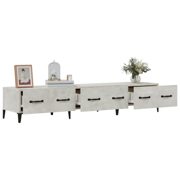 Mobile Porta Tv Grigio Cemento 150x34,5x30 Cm Legno Multistrato - Image 5