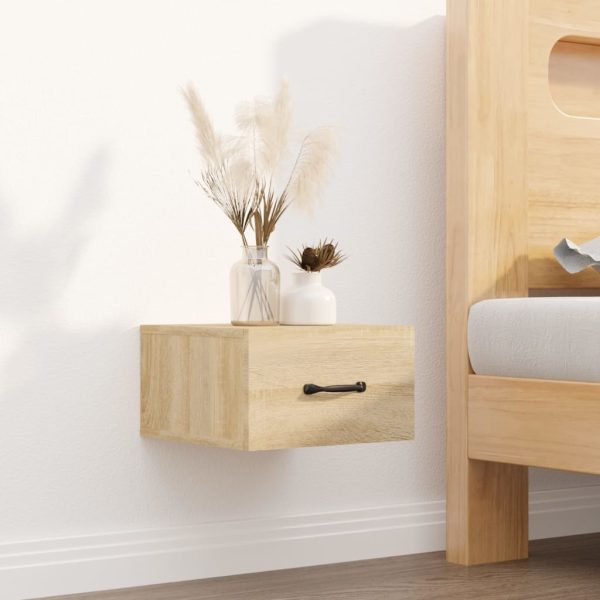 Comodini A Muro 2 Pz Rovere Sonoma 35x35x20 cm - Image 3