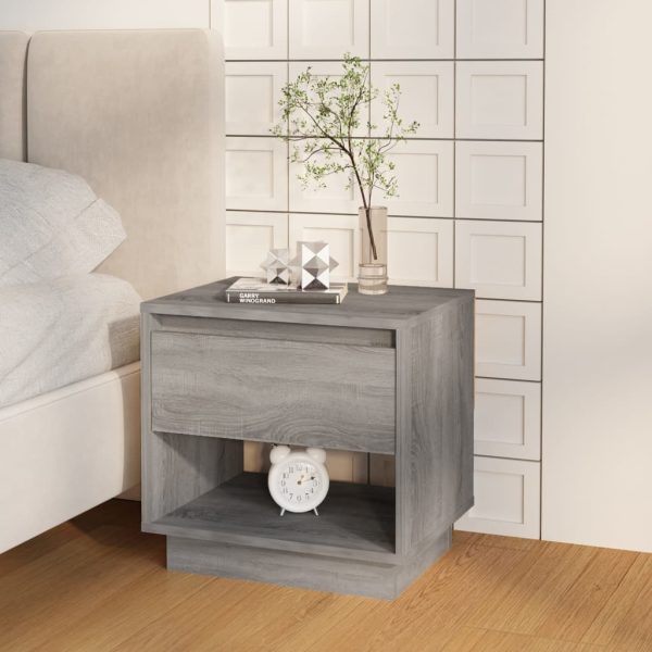 Comodini 2 Pz Grigio Sonoma 45x34x44 Cm In Truciolato - Image 3