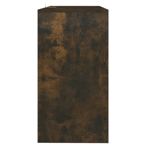 Tavolo Consolle Rovere Fumo 89x41x76,5 Cm In Acciaio - Image 6