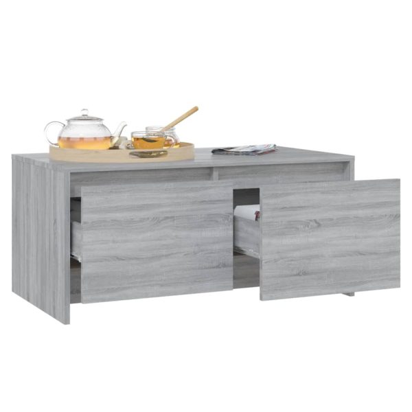 Tavolino Da Salotto Grigio Sonoma 90x50x41,5 Cm In Truciolato - Image 4