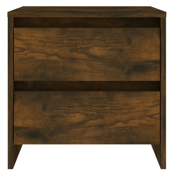 Comodini 2 Pz Rovere Fumo 45x34,5x44,5 Cm In Truciolato - Image 4