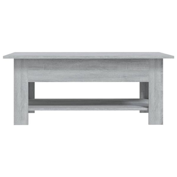 Tavolino Da Salotto Grigio Sonoma 102x55x42 Cm In Truciolato - Image 3