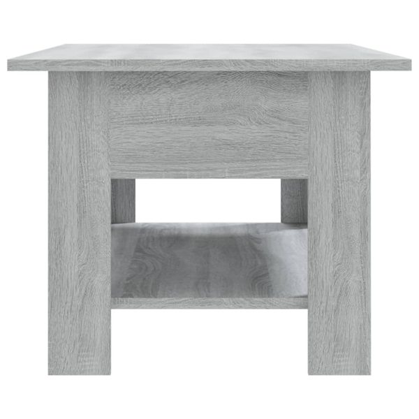 Tavolino Da Salotto Grigio Sonoma 102x55x42 Cm In Truciolato - Image 4