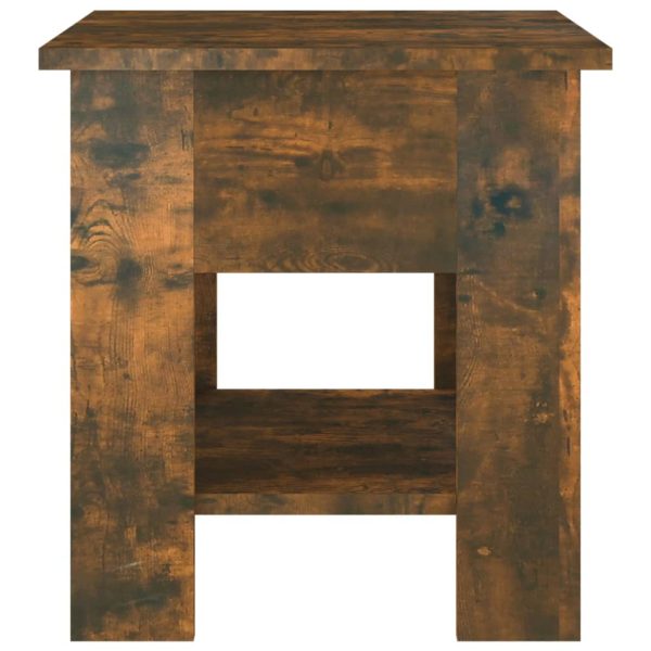 Tavolino Da Salotto Rovere Fumo 40x40x42 Cm Legno Multistrato - Image 5