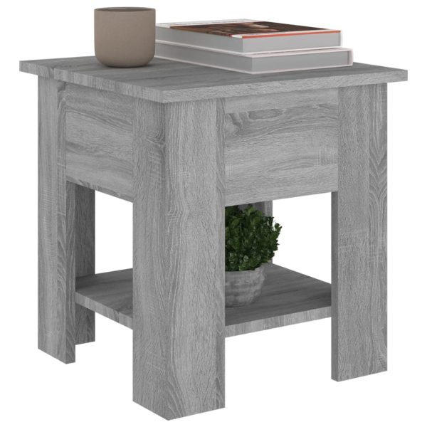 Tavolino Da Salotto Grigio Sonoma 40x40x42 Cm Legno Multistrato - Image 4