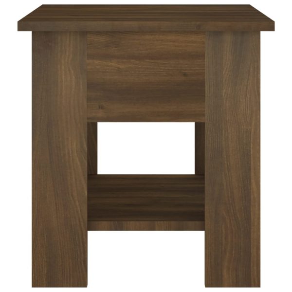 Tavolino Da Salotto Marrone Rovere 40x40x42cm Legno Multistrato - Image 5