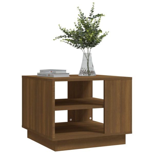 Tavolino Da Salotto Rovere Marrone 55x55x43 Cm In Truciolato - Image 4