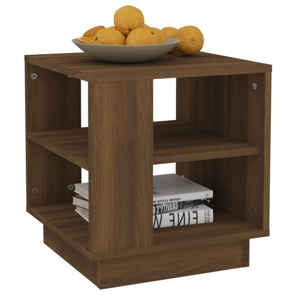 Tavolino Da Salotto Rovere Marrone 40x40x43cm Legno Multistrato - Image 4