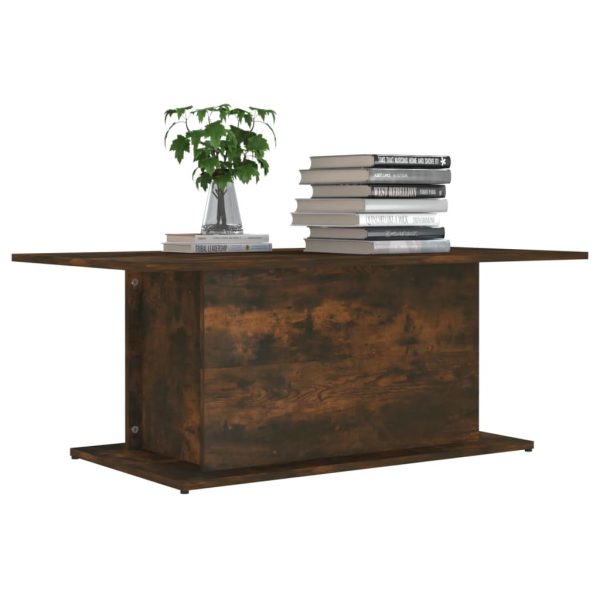 Tavolino Da Salotto Rovere Fumo 102x55,5x40 Cm In Truciolato - Image 3