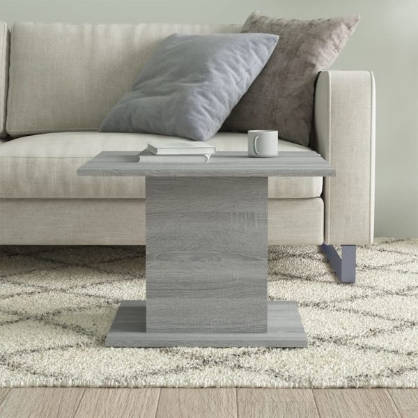 Tavolino Da Salotto Grigio Sonoma 55,5x55,5x40 Cm In Truciolato - Image 4