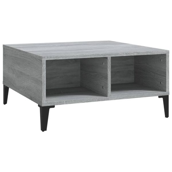 Tavolino Da Salotto Grigio Sonoma 60x60x30 Cm In Truciolato - Image 2
