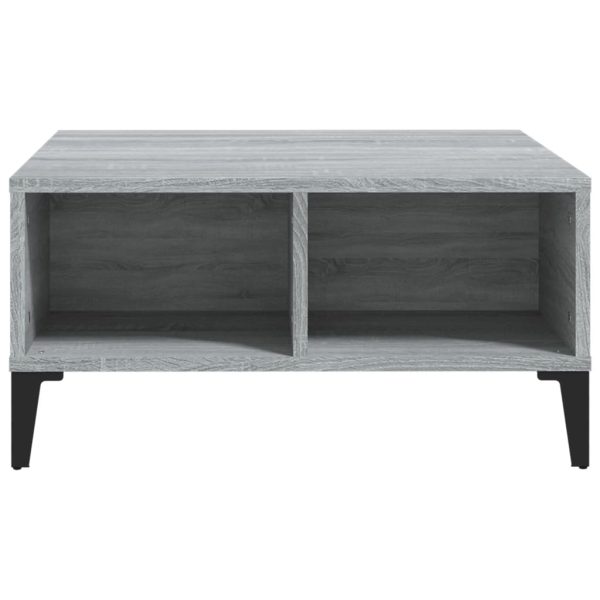 Tavolino Da Salotto Grigio Sonoma 60x60x30 Cm In Truciolato - Image 3