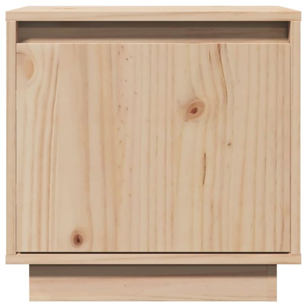 Comodini 2 Pz 40x30x40 Cm In Legno Massello Di Pino - Image 3