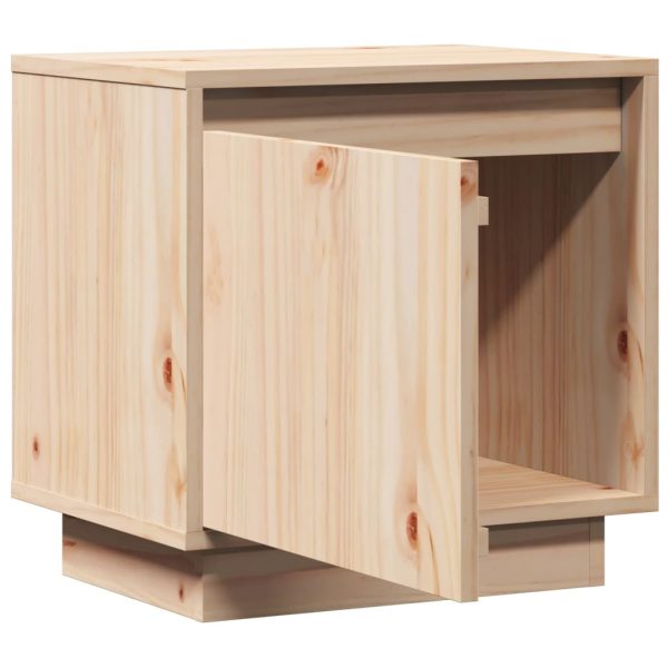 Comodini 2 Pz 40x30x40 Cm In Legno Massello Di Pino - Image 4