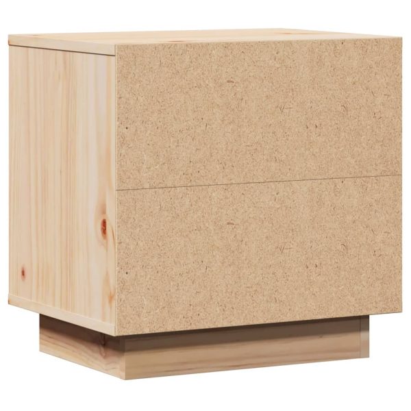 Comodini 2 Pz 40x30x40 Cm In Legno Massello Di Pino - Image 6