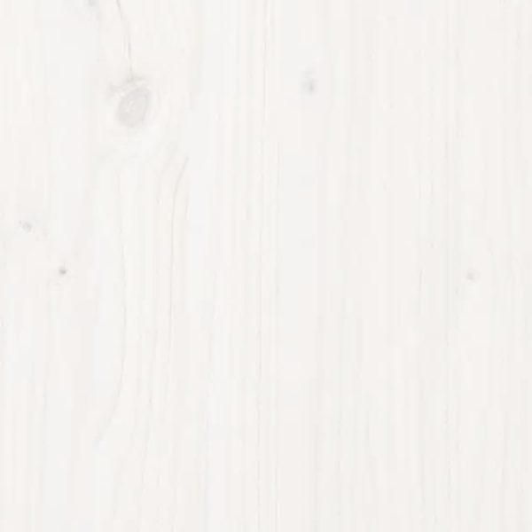 Tavolino Da Salotto Bianco 55x56x32 Cm Legno Massello Di Pino - Image 6