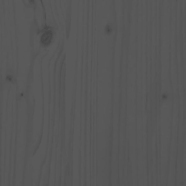 Tavolino Da Salotto Grigio 55x56x32 Cm Legno Massello Di Pino - Image 6