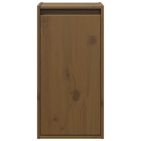 Pensile Marrone Ambra 30x30x60 Cm In Legno Massello Di Pino - Image 4