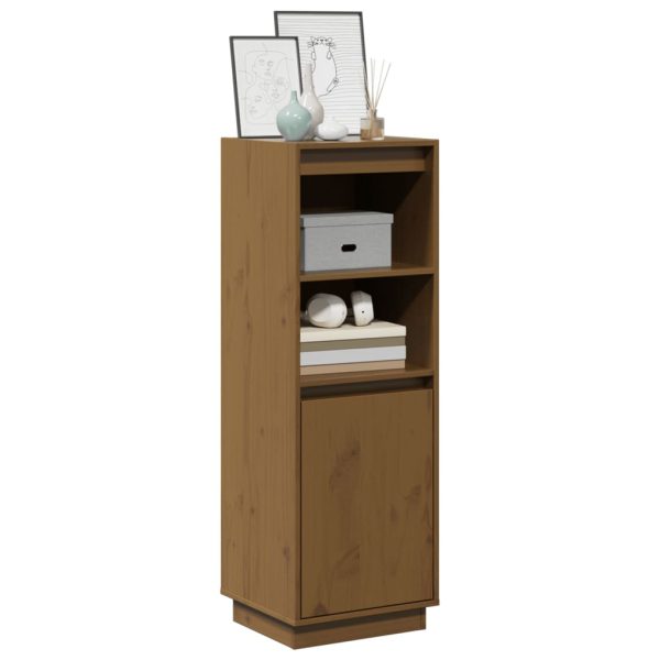Credenza Ambra 37x34x110 Cm In Legno Massello Di Pino - Image 3