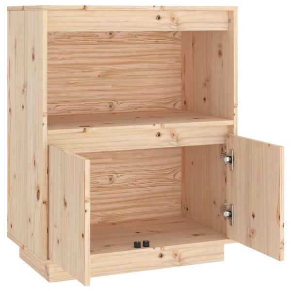 Credenza 60x34x75 Cm In Legno Massello Di Pino - Image 6
