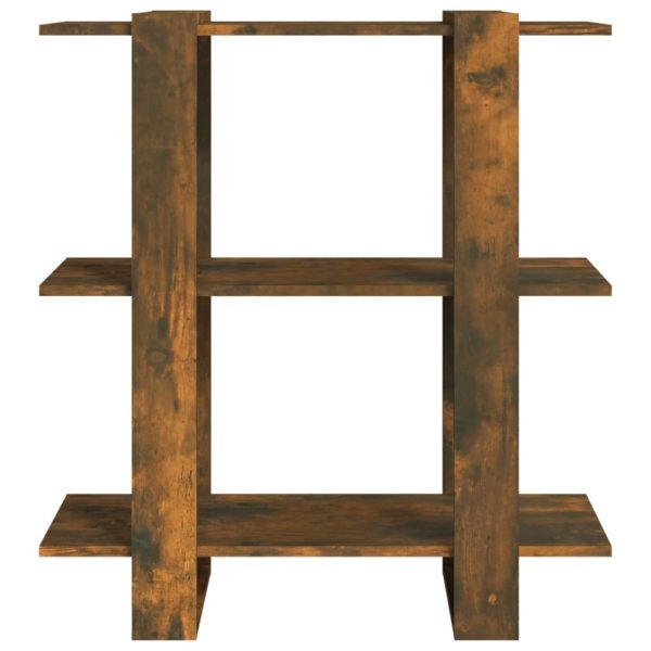 Libreria/divisorio Rovere Fumo 80x30x87 cm - Image 5
