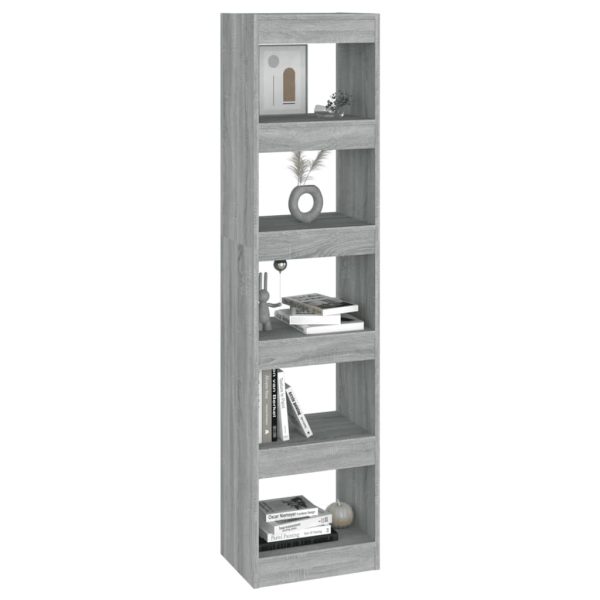 Libreria/divisorio Grigio Sonoma 40x30x166 cm - Image 5