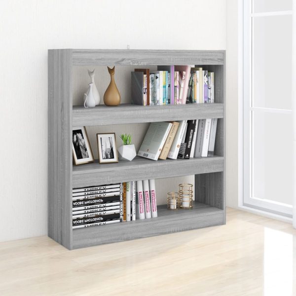 Libreria/divisorio Grigio Sonoma 100x30x103 cm - Image 5
