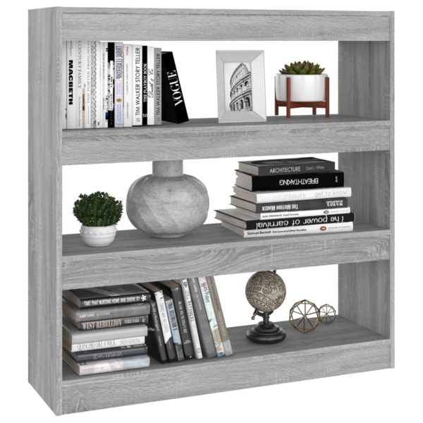 Libreria/divisorio Grigio Sonoma 100x30x103 cm - Image 6