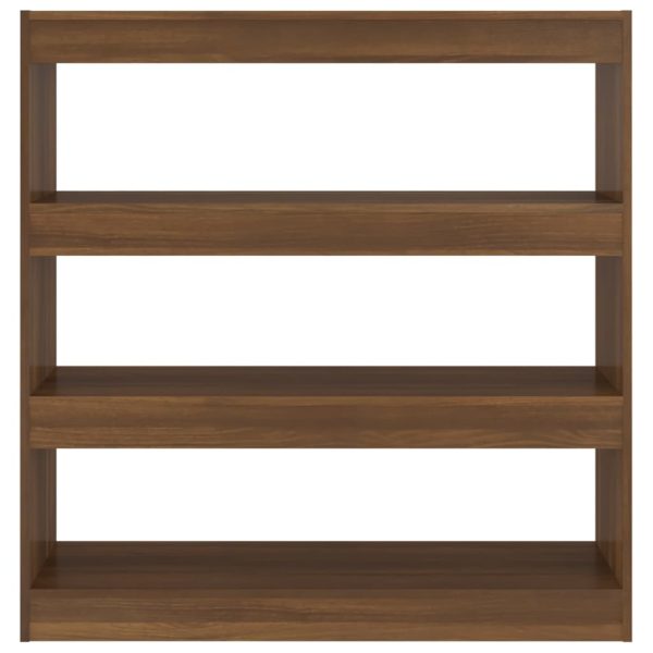 Libreria/divisorio Rovere Marrone 100x30x103 cm - Image 3