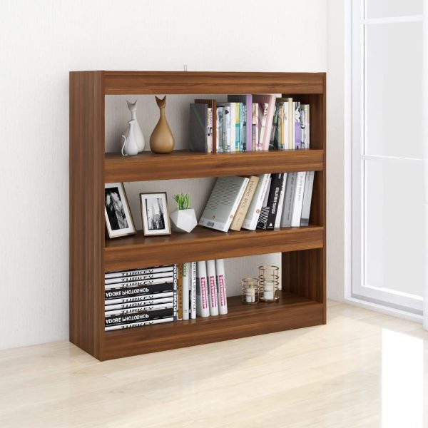 Libreria/divisorio Rovere Marrone 100x30x103 cm - Image 5