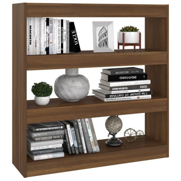 Libreria/divisorio Rovere Marrone 100x30x103 cm - Image 6
