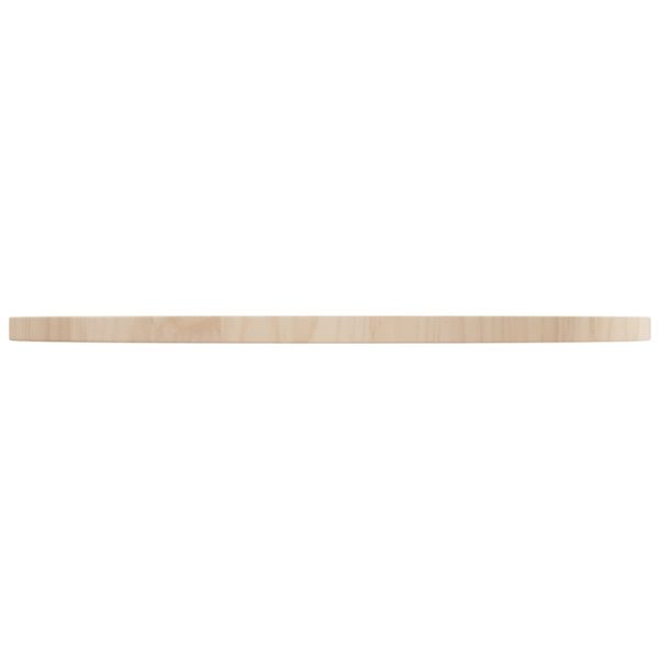 Piano Tavolo Ø70x2,5 Cm In Legno Massello Di Pino - Image 3
