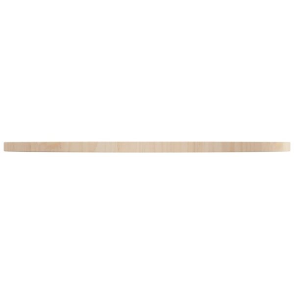 Piano Tavolo Ø80x2,5 Cm In Legno Massello Di Pino - Image 3