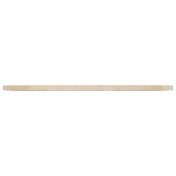 Piano Tavolo Ø90x2,5 Cm In Legno Massello Di Pino - Image 3