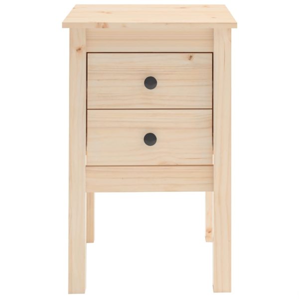 Comodini 2 Pz 40x35x61,5 Cm In Legno Massello Di Pino - Image 6