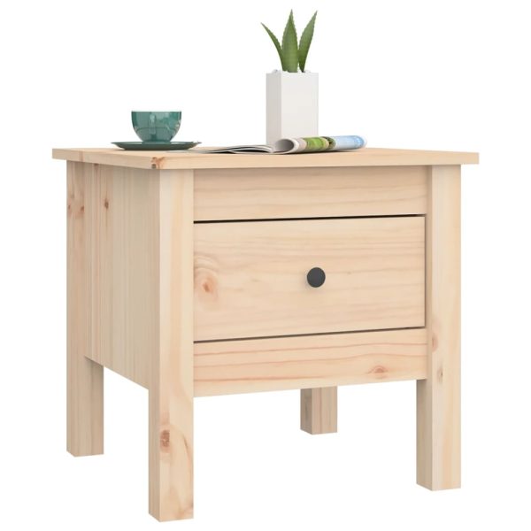 Tavolino 40x40x39 Cm Legno Massello Di Pino - Image 4