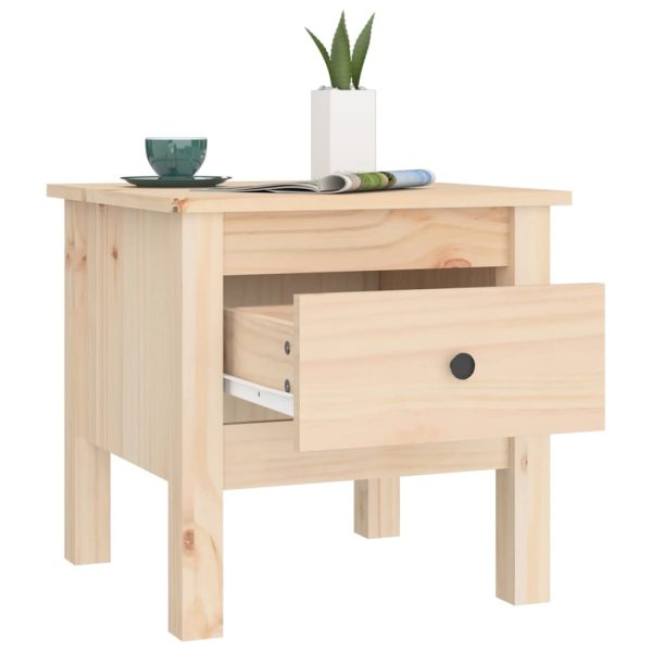 Tavolino 40x40x39 Cm Legno Massello Di Pino - Image 5