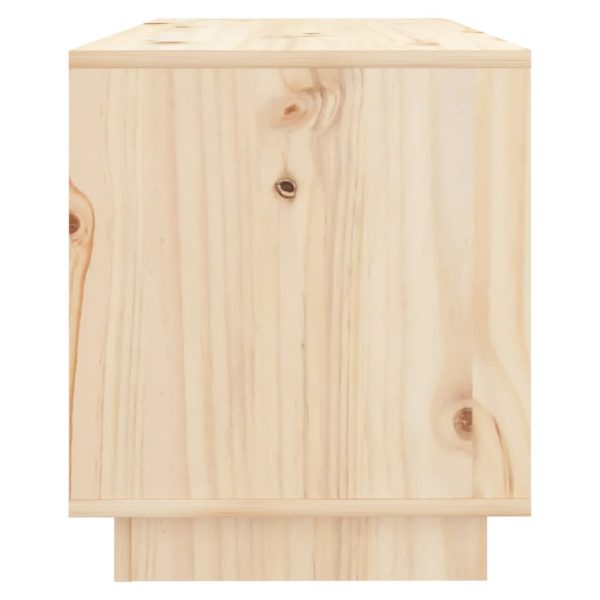 Mobile Porta Tv 74x34x40 Cm In Legno Massello Di Pino - Image 5
