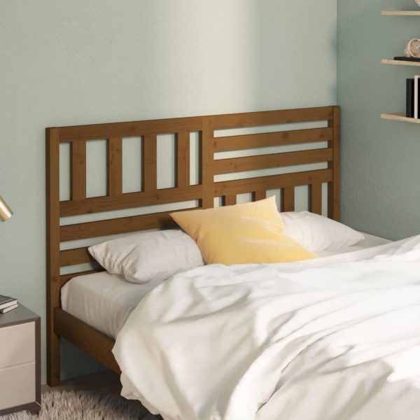 Testiera Per Letto Ambra 156x4x100 Cm In Legno Massello Di Pino - Image 3