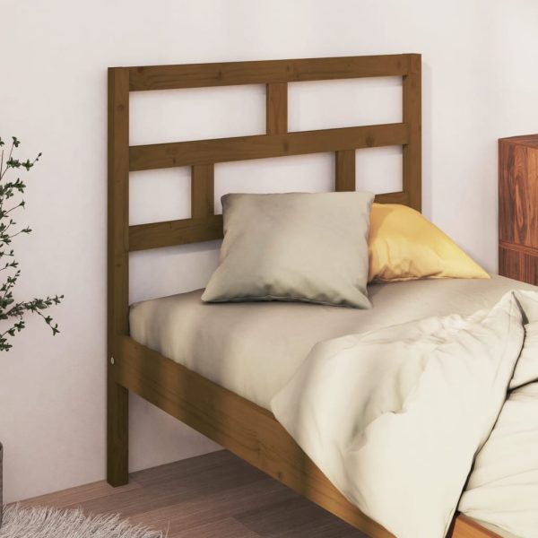 Testiera Per Letto Ambra 96x4x100 Cm In Legno Massello Di Pino - Image 3